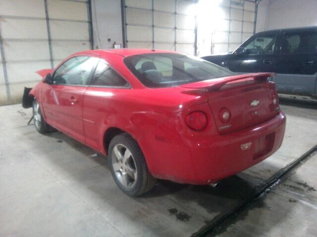 1G1AL18F587262148 - 2008 CHEVROLET COBALT LT RED photo 3