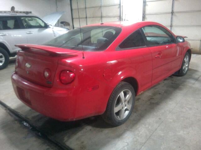 1G1AL18F587262148 - 2008 CHEVROLET COBALT LT RED photo 4