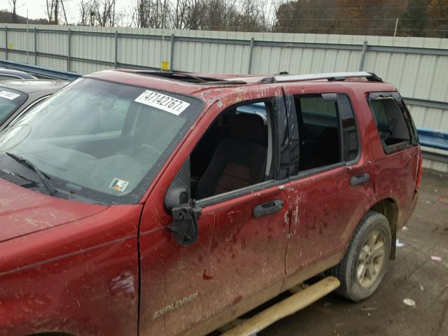 1FMZU73K25ZA24851 - 2005 FORD EXPLORER X BURGUNDY photo 10