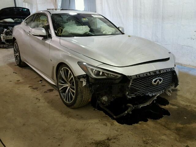 JN1EV7EL8HM554283 - 2017 INFINITI Q60 PREMIU SILVER photo 1