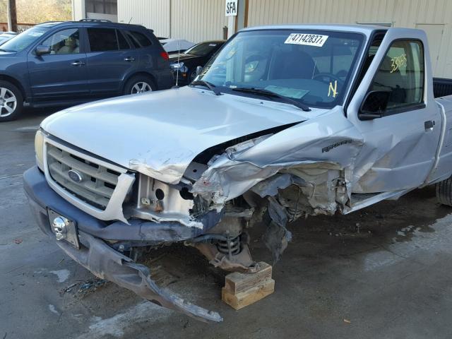 1FTYR10D73TA26213 - 2003 FORD RANGER SILVER photo 9