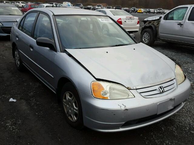 2HGES16521H620047 - 2001 HONDA CIVIC LX GRAY photo 1