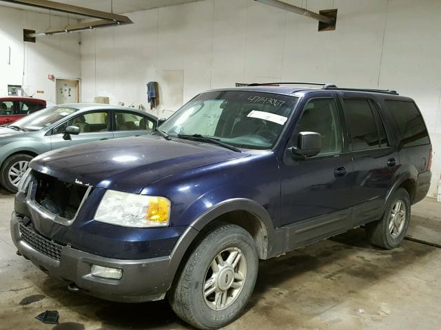 1FMPU16L04LA25734 - 2004 FORD EXPEDITION BLUE photo 2