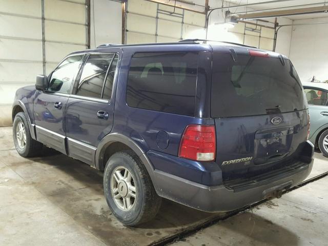 1FMPU16L04LA25734 - 2004 FORD EXPEDITION BLUE photo 3