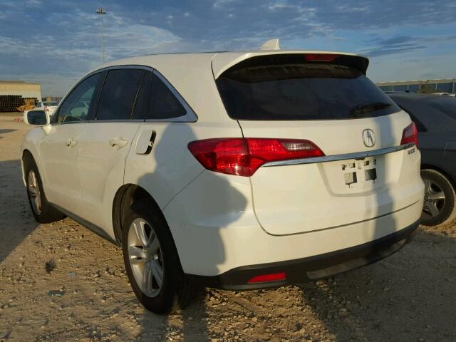 5J8TB3H39FL016519 - 2015 ACURA RDX BASE WHITE photo 3