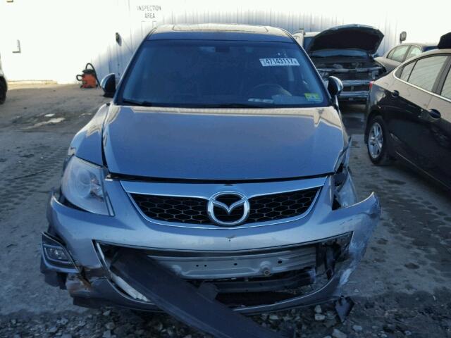 JM3TB3MV5A0227319 - 2010 MAZDA CX-9 SILVER photo 9