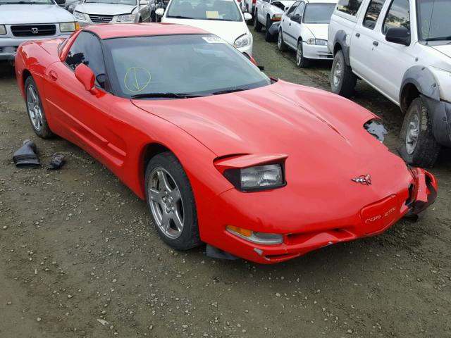 1G1YY22G6W5126112 - 1998 CHEVROLET CORVETTE RED photo 1