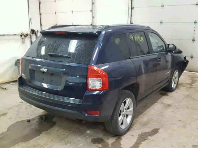 1C4NJDBB6CD676507 - 2012 JEEP COMPASS SP BLUE photo 4