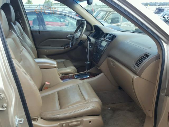 2HNYD18692H530711 - 2002 ACURA MDX TOURIN BEIGE photo 5