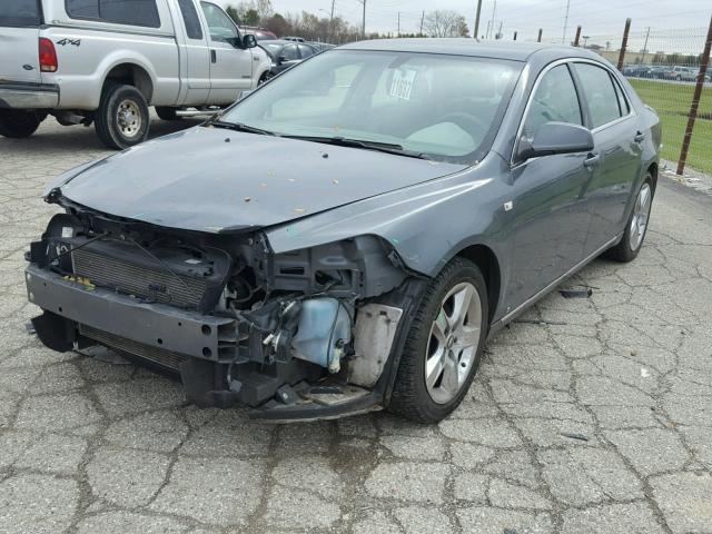 1G1ZH57B184265415 - 2008 CHEVROLET MALIBU 1LT GRAY photo 2