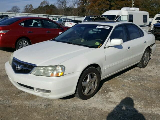 19UUA56673A048313 - 2003 ACURA 3.2TL WHITE photo 2