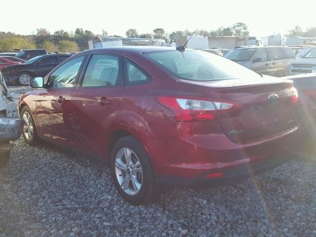 1FADP3F25DL115310 - 2013 FORD FOCUS SE RED photo 3