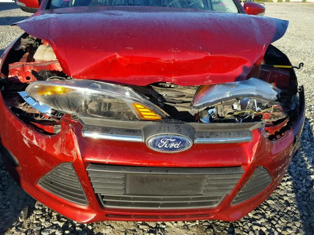 1FADP3F25DL115310 - 2013 FORD FOCUS SE RED photo 9