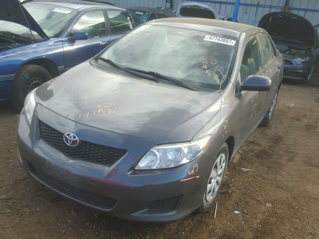 JTDBL40E499084965 - 2009 TOYOTA COROLLA BA GRAY photo 2