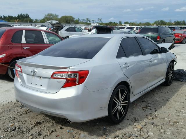 4T1BF1FK6EU820522 - 2014 TOYOTA CAMRY L SILVER photo 4