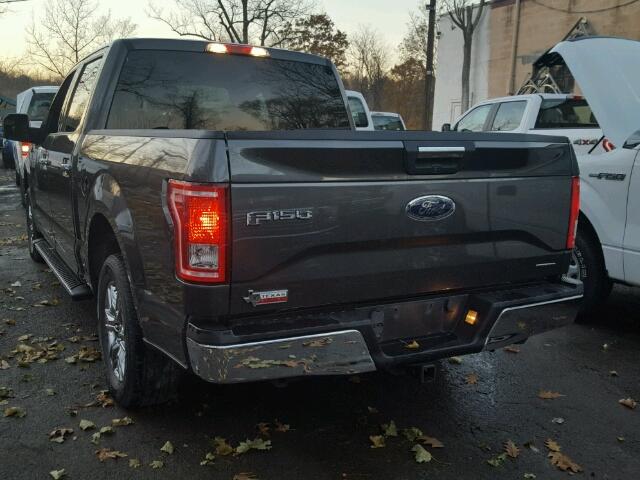 1FTEW1C89FKE28402 - 2015 FORD F150 SUPER CHARCOAL photo 3