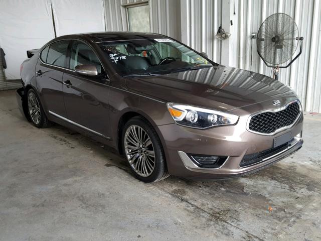 KNALN4D78E5162995 - 2014 KIA CADENZA PR BROWN photo 1