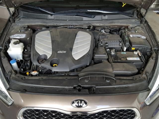 KNALN4D78E5162995 - 2014 KIA CADENZA PR BROWN photo 7