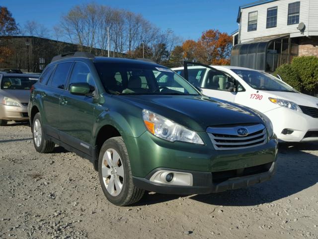 4S4BRCBC4C3248516 - 2012 SUBARU OUTBACK GREEN photo 1