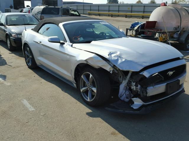 1FATP8EM5F5377444 - 2015 FORD MUSTANG SILVER photo 1