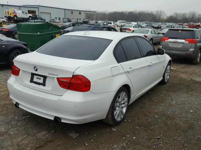 WBAPL5G56BNN22204 - 2011 BMW 335 XI WHITE photo 4