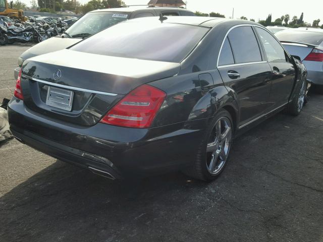 WDDNG7DB4CA425666 - 2012 MERCEDES-BENZ S 550 BLACK photo 4