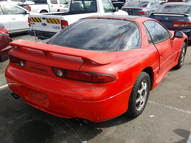 JA3AM64J1RY032628 - 1994 MITSUBISHI 3000 GT SL RED photo 4