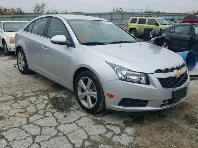 1G1PE5SB8D7110263 - 2013 CHEVROLET CRUZE LT SILVER photo 1