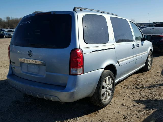 5GADV23187D160330 - 2007 BUICK TERRAZA CX BLUE photo 4