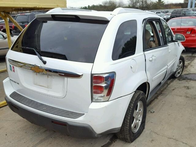 2CNDL63F966131144 - 2006 CHEVROLET EQUINOX LT WHITE photo 4