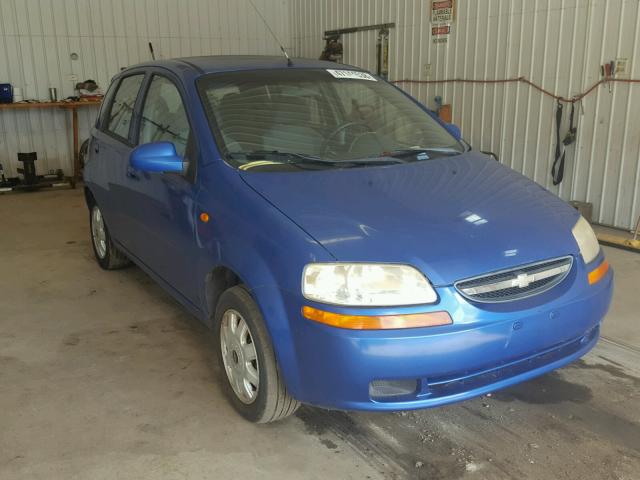 KL1TJ62654B186117 - 2004 CHEVROLET AVEO LS BLUE photo 1