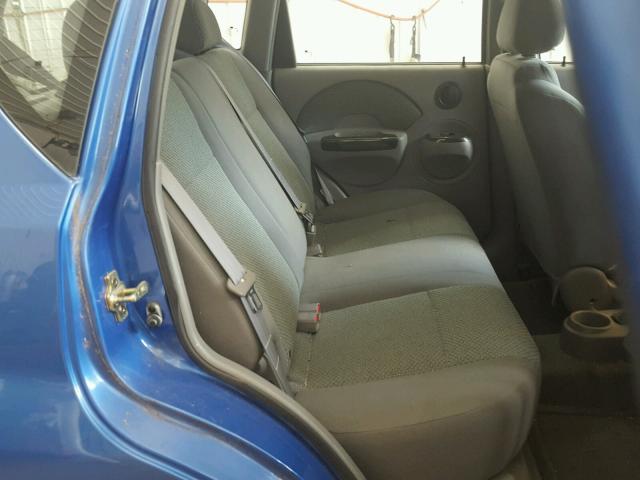 KL1TJ62654B186117 - 2004 CHEVROLET AVEO LS BLUE photo 6