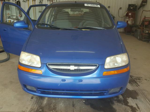 KL1TJ62654B186117 - 2004 CHEVROLET AVEO LS BLUE photo 9