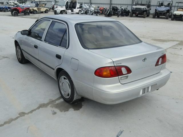 2T1BR12E3YC290426 - 2000 TOYOTA COROLLA VE GRAY photo 3