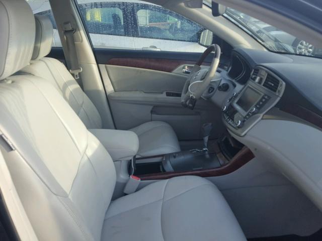 4T1BK3DB9BU405930 - 2011 TOYOTA AVALON BAS GRAY photo 5