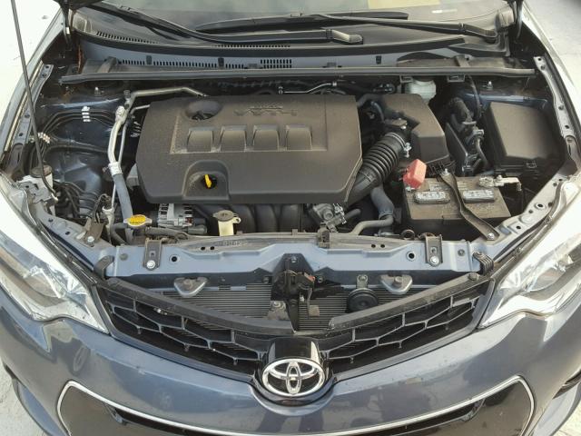 2T1BURHE3GC607852 - 2016 TOYOTA COROLLA L GRAY photo 7