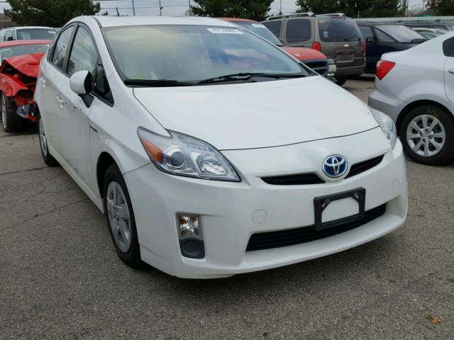 JTDKN3DU6B0246336 - 2011 TOYOTA PRIUS WHITE photo 1