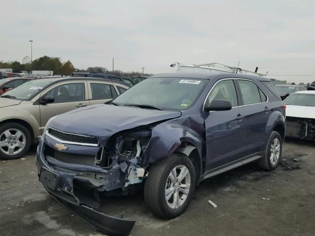 2GNALBEK2D6148317 - 2013 CHEVROLET EQUINOX LS BLUE photo 2