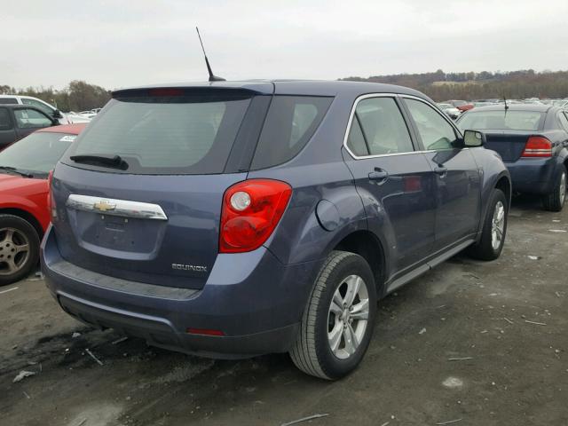 2GNALBEK2D6148317 - 2013 CHEVROLET EQUINOX LS BLUE photo 4