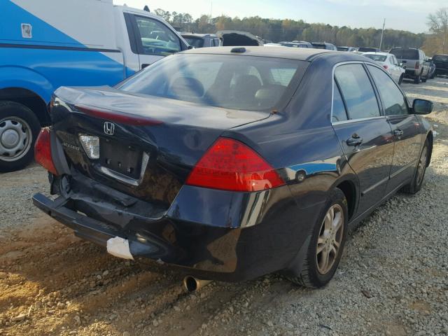 1HGCM56737A105575 - 2007 HONDA ACCORD EX BLACK photo 4