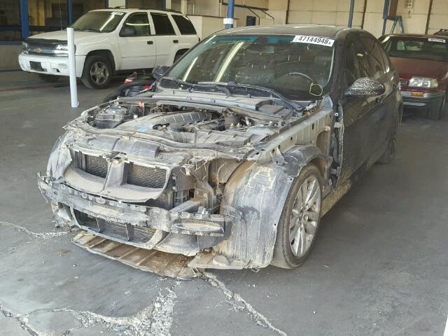 WBAVB17516NK32266 - 2006 BMW 325 I AUTO BLACK photo 2