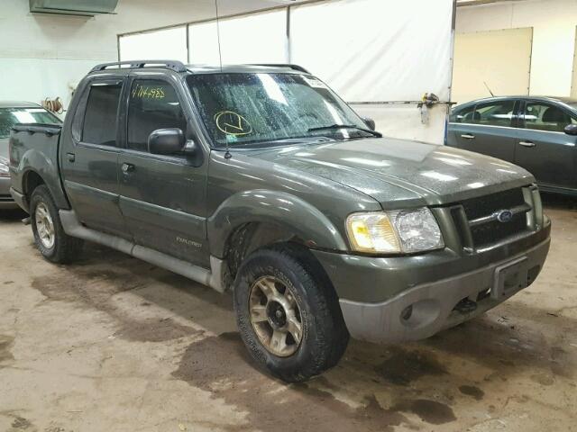 1FMZU67E61UB68344 - 2001 FORD EXPLORER S GREEN photo 1