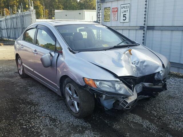 1HGFA16877L106269 - 2007 HONDA CIVIC EX SILVER photo 1