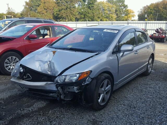 1HGFA16877L106269 - 2007 HONDA CIVIC EX SILVER photo 2