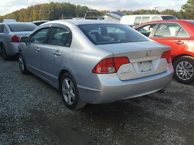 1HGFA16877L106269 - 2007 HONDA CIVIC EX SILVER photo 3