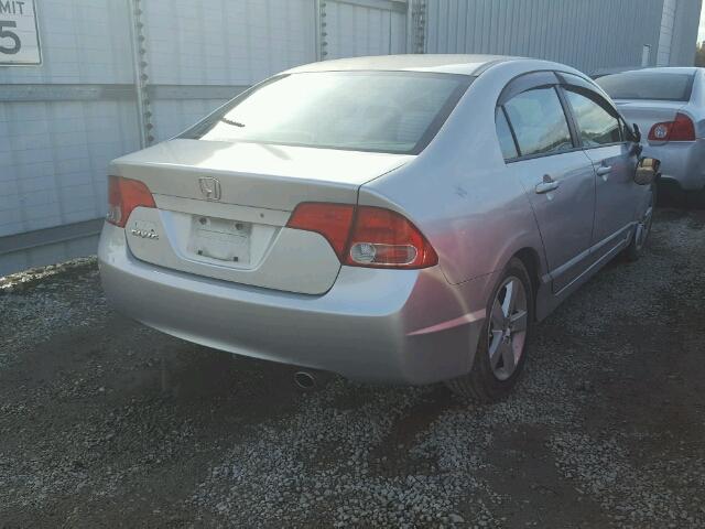 1HGFA16877L106269 - 2007 HONDA CIVIC EX SILVER photo 4