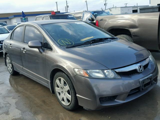 19XFA1F53AE077504 - 2010 HONDA CIVIC LX GRAY photo 1