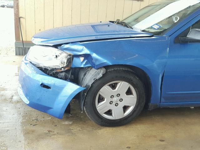 1B3LC46K28N587466 - 2008 DODGE AVENGER SE BLUE photo 9