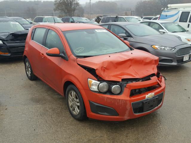 1G1JC6SH9D4137933 - 2013 CHEVROLET SONIC LT ORANGE photo 1