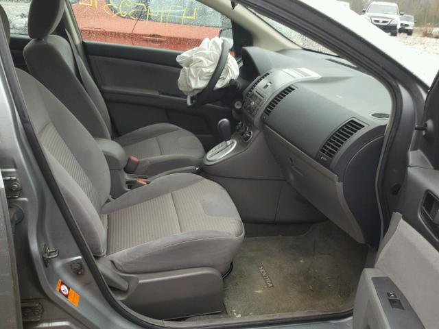 3N1AB61E78L731585 - 2008 NISSAN SENTRA 2.0 GRAY photo 5